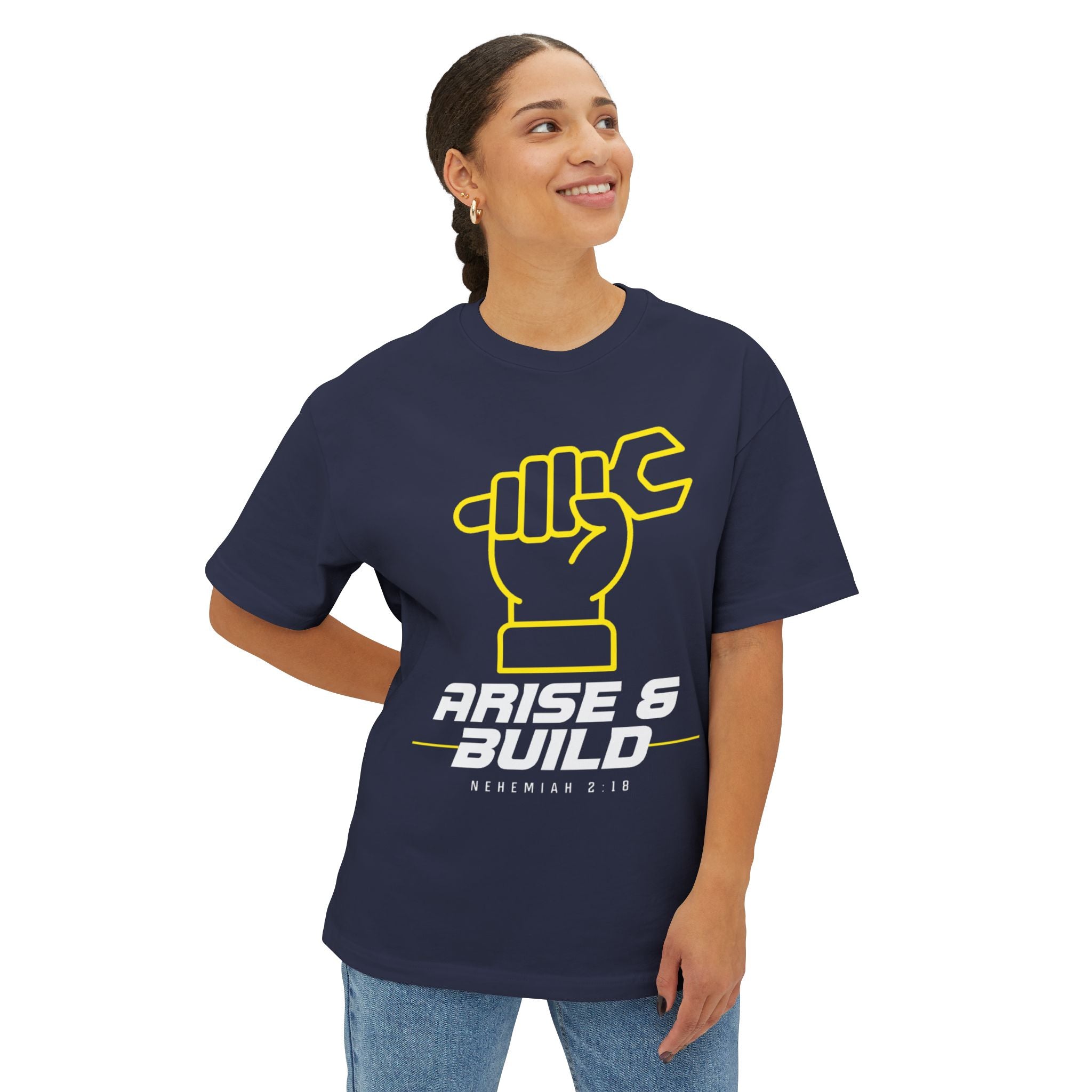 From Vision to Reality Tee — Inspirational Graphic Boxy T-Shirt