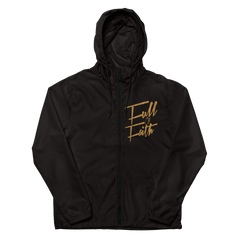 Full of Faith lightweight zip up windbreaker