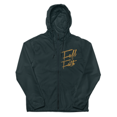 Full of Faith lightweight zip up windbreaker